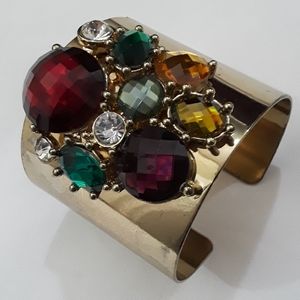 ALDO Gemstone Goldtone Cuff Bracelet